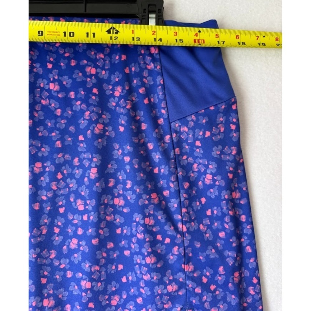 Grand Slam Performance Skort Skirt Women XL Blue Pink Print Athletic Golf Pocket - Picture 3 of 14